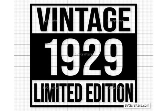 Download Vintage 1929 Png Svg ,93rd Birthday Svg - Svg Collection