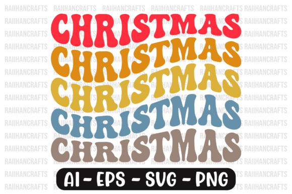 Download Christmas Retro Wavy Design Svg - Retro wavy design Collection