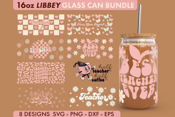 Download Teacher SVG Bundle 16 Oz Libbey Glass - Svg Collection