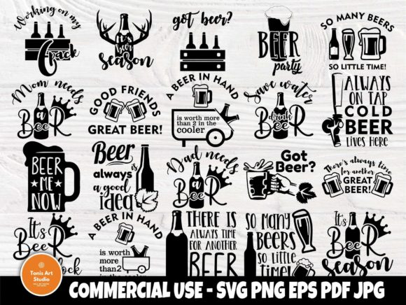 Download Beer SVG Bundle, Craft Beer Svg, Alcohol - Svg Collection