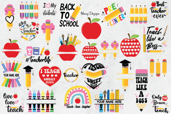 Download 30 Teacher Svg Bundle, Teacher Life Svg - Svg Collection