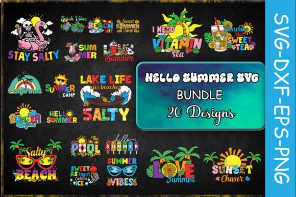 Download Hello Summer SVG Bundle - Svg Collection