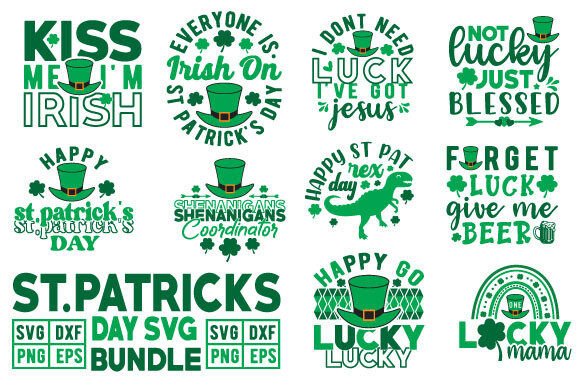 Download St.Patrick’s Svg Bundle, Lucky Svg - Svg Collection