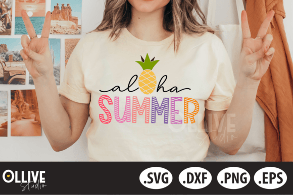 Download Aloha Summer Cut File SVG - Svg Collection