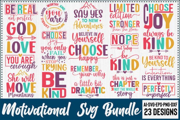 Download Motivational Svg Bundle - Svg Collection