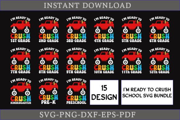 Download I'm Ready to Crush School SVG Bundle - Svg Collection