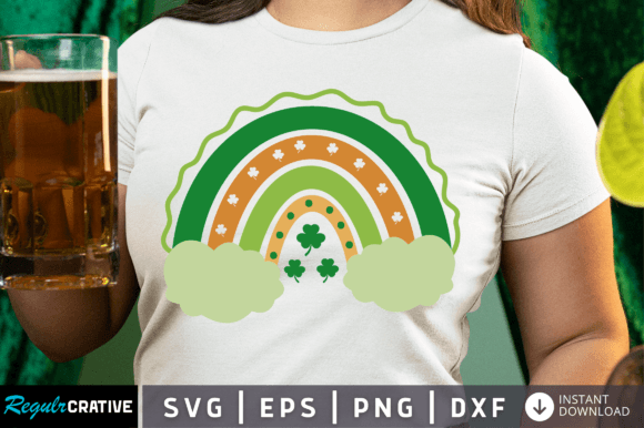 Download St.patrick's Rainbow Clipart Svg Design - Svg Collection