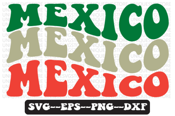Download Mexico Groovy Retro Svg Design - Svg Collection
