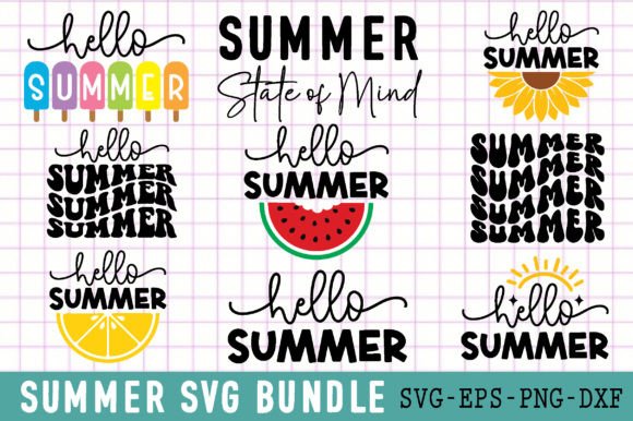 Download Hello Summer SVG Bundle - Svg Collection