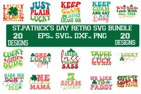 Download St.patrick's Day Retro Svg Bundle - Svg Collection