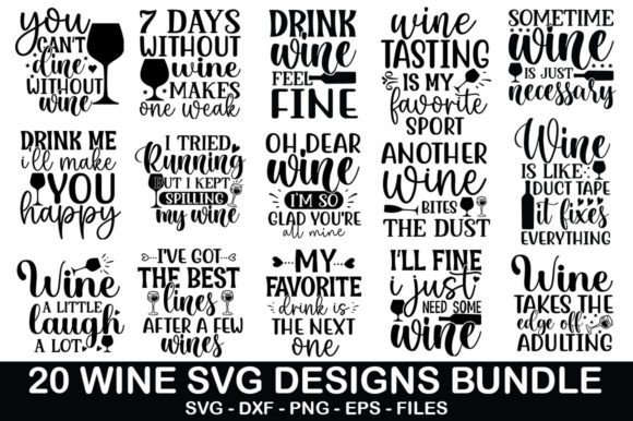 Download Wine Quotes SVG Bundle - Svg Collection