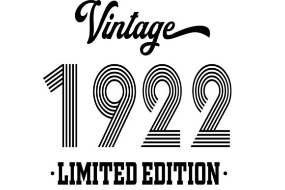 Download Vintage Since 1922 Svg, 100  Birthday - Svg Collection