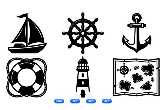 Download Nautical SVG Clipart Icons - Svg Collection