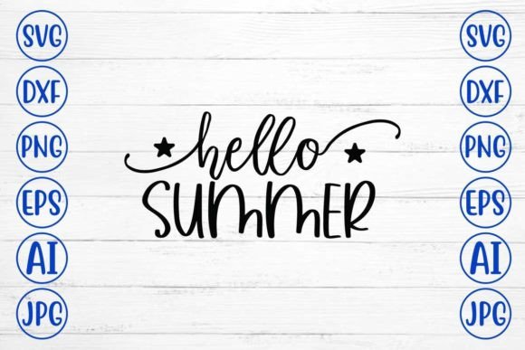 Download Hello Summer SVG Cut File - Svg Collection