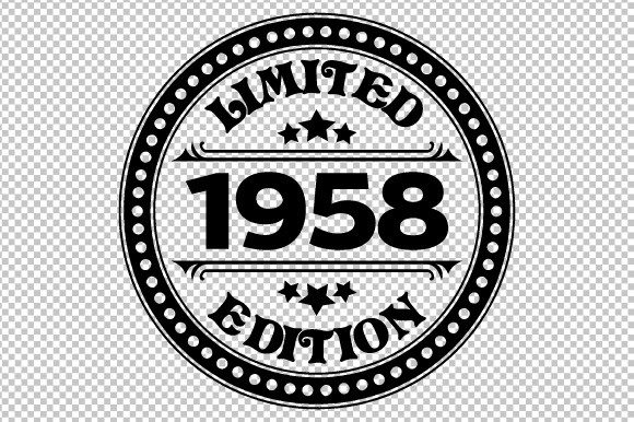 Download Limited Edition 1958 SVG EPS PNG - Svg Collection