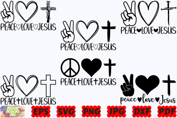 Download Peace Love Jesus SVG | Peace SVG | Love - Svg Collection