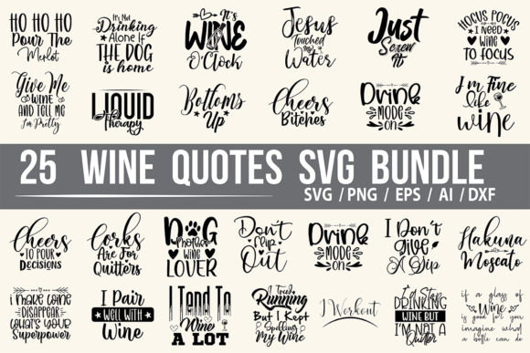 Download Wine Quotes SVG Bundle - Svg Collection