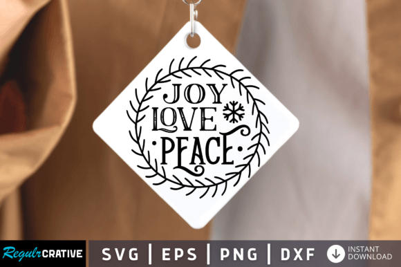 Download Joy Love Peace SVG Design - Svg Collection