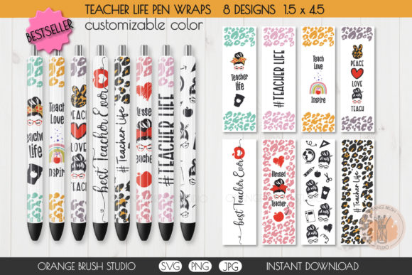Download Pen Wrap Teacher SVG Bundle Waterslides - Svg Collection