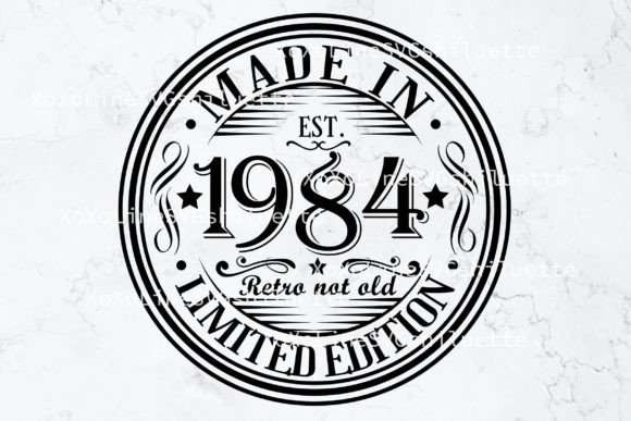 Download 40th Birthday Svg, Born in 1984 Svg - Svg Collection