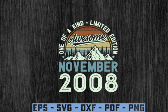 Download Awesome Since November 2008 Birthday Svg - Svg Collection