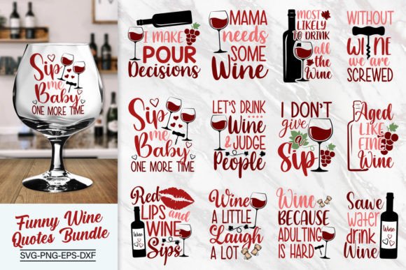 Download Funny Wine Quotes Bundle Svg - Svg Collection