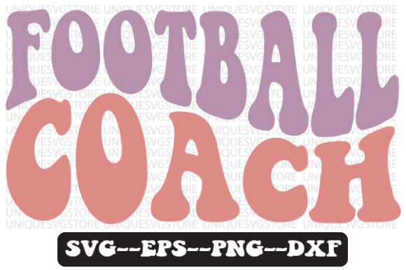 Download Football Coach Wavy Retro Svg Design - Svg Collection