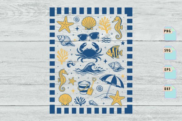 Download Vintage Ocean Life SVG - Svg Collection