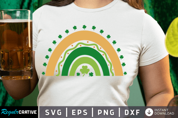 Download St.patrick's Rainbow Clipart Svg Design - Svg Collection