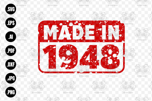 Download Made in 1948 Rubber Texture Stamp&nbsp;&nbsp; - Premium Resources
