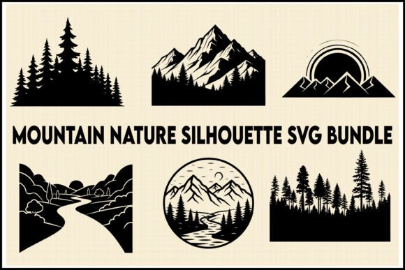 Download Mountain Nature SVG Bundle - Svg Collection