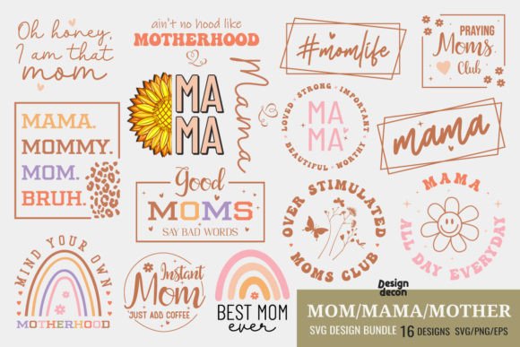 Download Mother's Day Retro SVG Bundle - Svg Collection