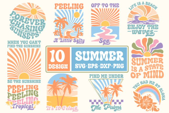 Download Boho Retro Summer SVG Bundle,Beach SVG - Svg Collection