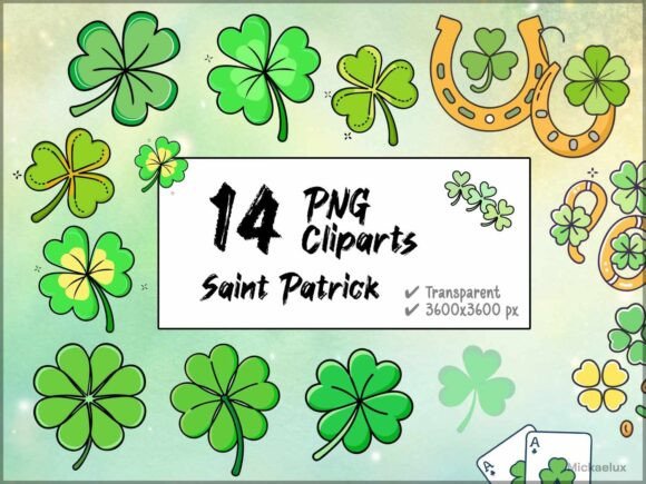 Download Lucky Clovers and Shamrocks, St Patrick - Lucky clovers Collection
