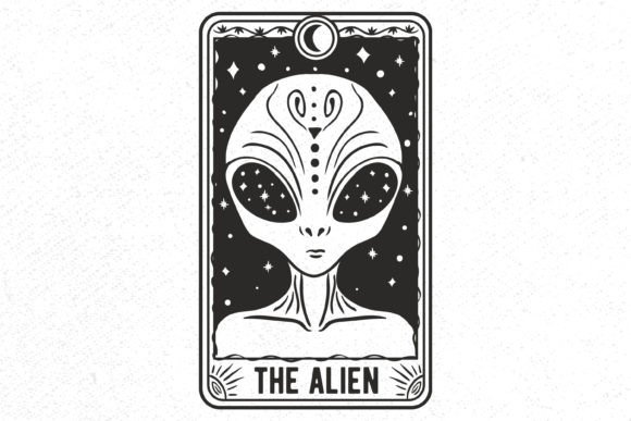 Download The Alien Tarot Card, Alien Svg, Aliens - Svg Collection