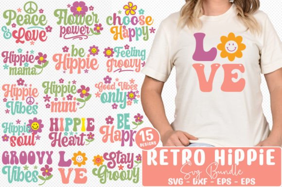 Download Retro Hippie SVG Bundle - Svg Collection