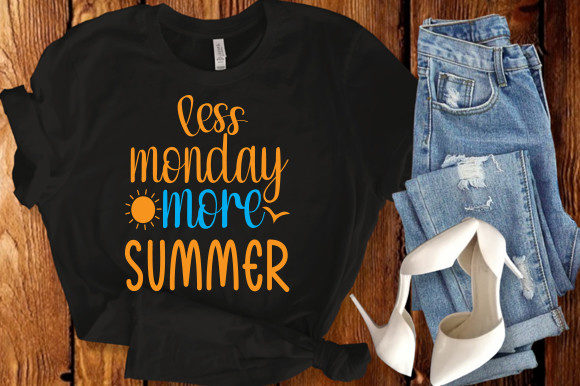 Download Less Monday More Summer Cut Files - Summer cut files Collection