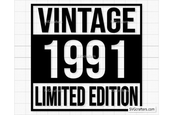 Download Vintage 1991 Svg Png, 31st Birthday Svg - Svg Collection