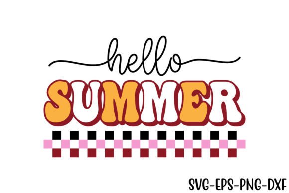 Download Retro Hello Summer Svg Design File - Svg Collection