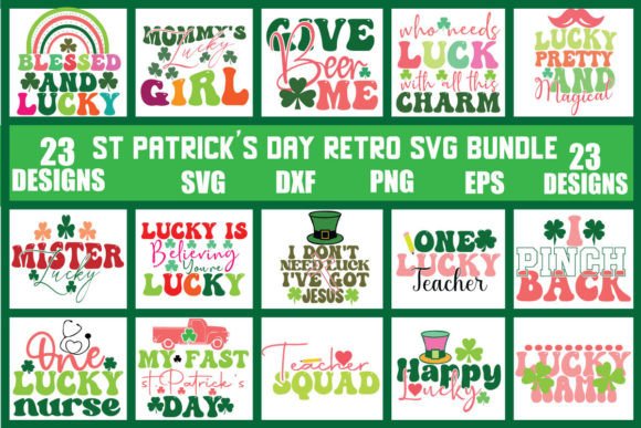 Download St.Patrick's Day Retro Svg Bundle - Svg Collection