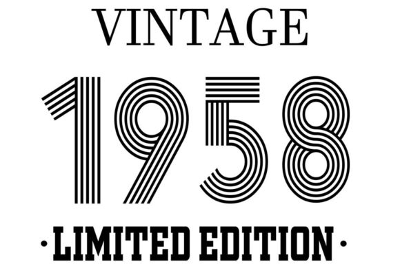 Download Vintage Since 1958 Svg, Birthday Svg, 64 - Svg Collection