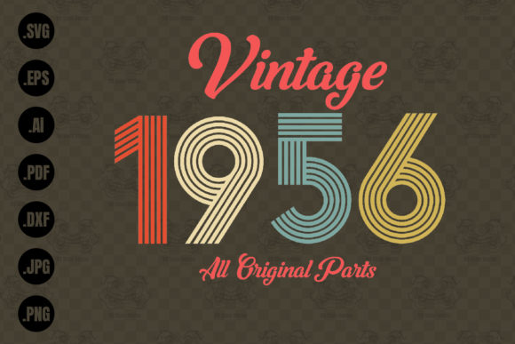 Download Vintage 1956, All Original Parts Svg - Svg Collection