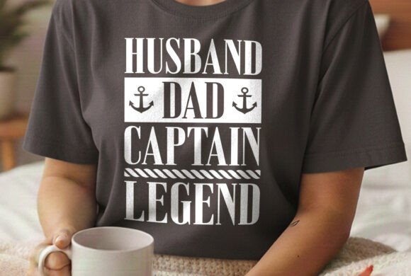 Download Husband Dad Captain Legend Svg Tee - Svg Collection