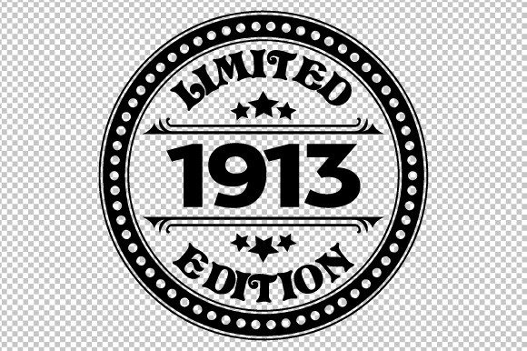 Download Limited Edition 1913 SVG EPS PNG - Svg Collection