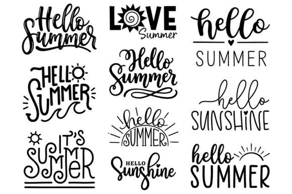 Download Hello Summer SVG Bundle - Svg Collection