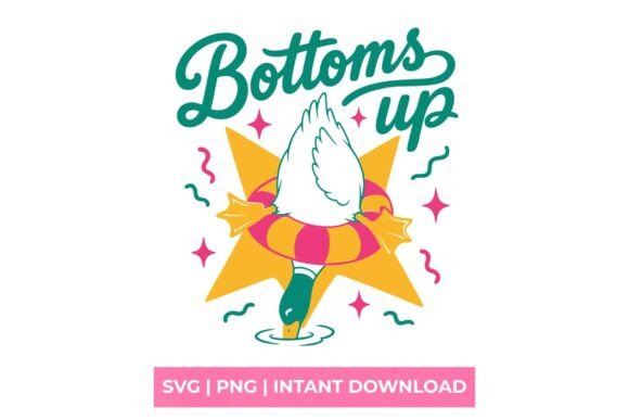 Download Bottoms Up Funny Duck Summer SVG - Svg Collection