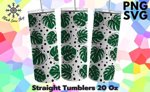 Download Monstera Tumbler Wrap Svg - Svg Collection