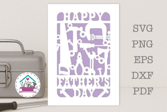 Download Fathers Day Tool Card DIY Dad SVG Cut - Svg Collection