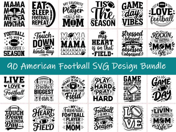 Download American Football SVG Design Bundle - Svg Collection
