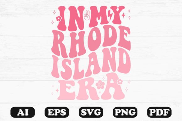 Download In My Rhode Island Era Retro Wavy Svg - Svg Collection